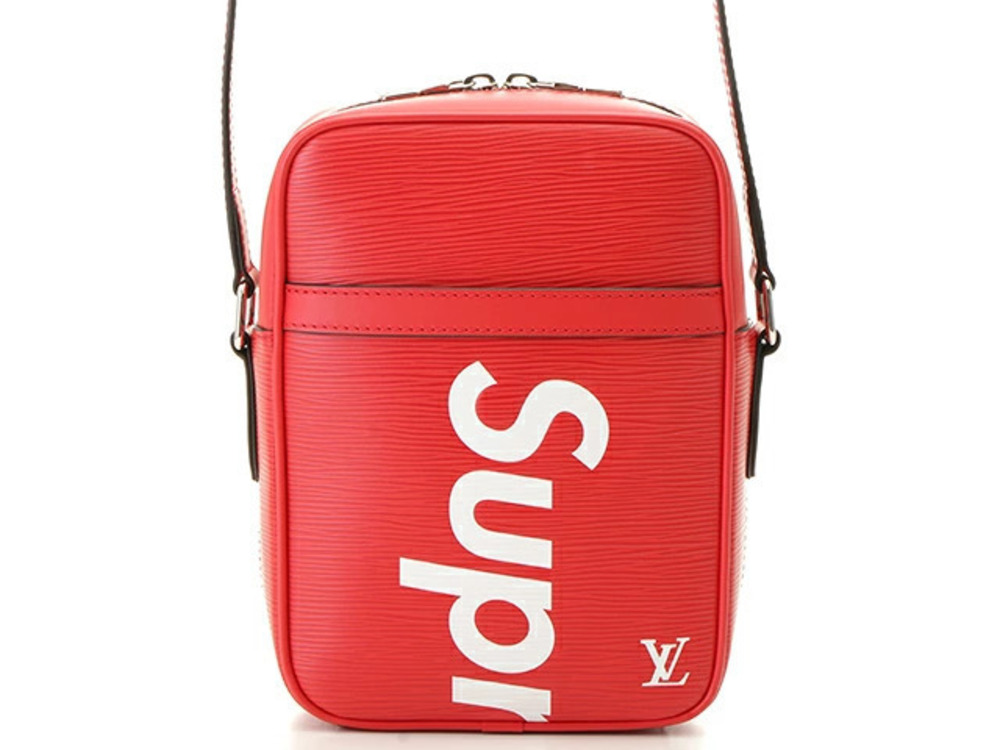 LOUIS VUITTON Shoulder Bag Danube Supreme Epi Red